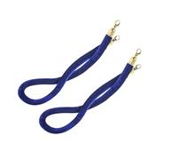 Poteaux de guidage, barrières de contrôle des foules avec cordes, cloison suspendue robuste avec crochet, barrières en velours(2pcs,1m/3.2ft)