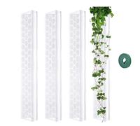Poteaux de mousse Monstera - Support pour empilable de 17 pouces, poteau d'escalade transparent, tige de mousse artificielle durable, structure renforcée légère, conception réglable en hauteur