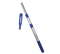 Poteaux de nettoyage portables pour piscine - 3 sections - Poignée rétractable - Poignée antidérapante - Convient pour aspirateur d'écumoire - Outil d'entretien de piscine