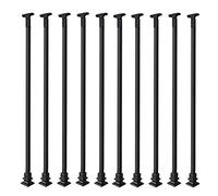 Poteaux de rampe d'escalier, Kit de garde-corps moderne for loft avec structure métallique, idéal for les escaliers intérieurs en bois, terrasses, restaurants et écoles(10 Pcs,H 75cm/29.5 in)