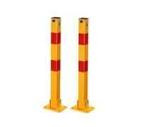 Poteaux de sécurité - Ensemble de 6 poteaux de signalisation flexibles pour la gestion du trafic et le contrôle de la circulation, idéal pour les barrières d'accès et la sécurisation des allées.