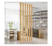 Poteaux de séparation en bois massif pour salon de thé - Séparateurs de plafond au sol au plafond (6 racines de 215 cm/2,1 m) pour une séparation élégante de l'espace