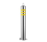 Poteaux de signalisation en acier inoxydable - Barrière d'allée haute visibilité et cônes de signalisation for le contrôle de la circulation(1pack/43.3in)