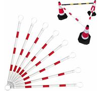 Poteaux de signalisation réfléchissants pour Le stationnement, de 3,3 Pieds à 6,6 Pieds de Hauteur, avec Bandes de Connexion pour cônes de signalisation de sécurité, pour Le contrôle des Fou