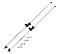 Poteaux de soutien de dessus Bimini 2 pcs Aluminium