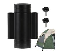 Poteaux de support pour auvents, support pour chevilles de camping, tube de support de tente portable | Support de tube portable pour tente, auvent coupe-vent, support de poteau réglable