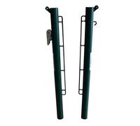 Poteaux de tennis fixes en métal Softee Equipment Vert 80 mm