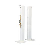 Poteaux de tennis sur platines Carrington Blanc TU