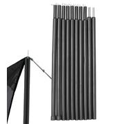 Poteaux de Tente - Ensemble Robuste de 2 mètres de Hauteur télescopique | Tiges d'auvent de Camping, Support d'auvent d'abri Solaire, Kit de Support d'entrée pour randonnée en Plein air, Installation