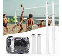 Poteaux De Volley-Ball à Sceller, Filet De Volley-Ball D'intérieur 9,75 M