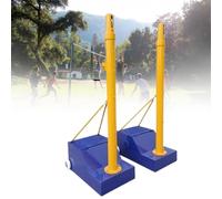 Poteaux de volleyball autoportants avec filet de badminton pour équipement d'entraînement de sport intérieur et extérieur