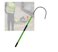 Poteaux d'isolation électrique haute tension, bâton de traction non conducteur, for les situations d'urgence dans la construction de sous-stations(Green,3 meters)