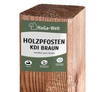 Poteaux en bois HaGa 7x7cm | 150cm de hauteur | 1 pièce - pour la construction de clôtures - Bois de pin imprégné sous pression - Idéal comme clôture de jardin ou clôture pour chiens