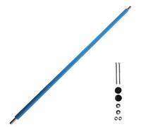 Poteaux en filet droit, tubes de trampoline durables, boîtier en mousse sécurisé, accessoire de cadre rond de rechange, convient aux équipements de 1,76 m, ensemble de rails de sécurité pour jardin