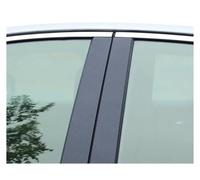 Poteaux Pilier polis pour CR-V 2007 2008 2009 2010 2011 Pilier Voiture Poteaux Porte Garniture Fenêtre Couverture Autocollants Kit Auto Styling(Fibre de Carbone)