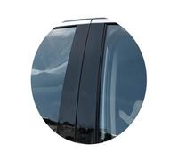 Poteaux Pilier polis pour Skoda pour Fabia 5J MK2 2007-2014 2008 2009 2010 2011 Fenêtre Porte Colonne B C Pilier Poteau Couvercle Poteau Garniture(Noir)