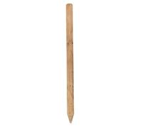 Poteaux Ronds en bois imprégnés fraisées - [MARQUE] - 120cm x 6cm - Brun - Durée de vie 15-20 ans