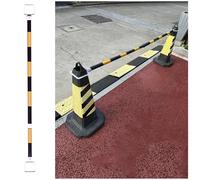 Poteaux télescopiques de sécurité, Cône de signalisation réfléchissant rétractable multicolore for le balisage des dangers, hauteur 1,2 à m