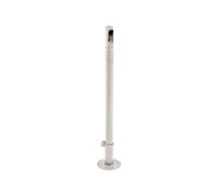 Potelet - cigarette RAL7044 - Potelet sur fourreau-platine à fixer au sol - PROCITY - 206581.7044