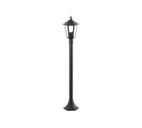 Potelet e térieur BRILLIANT CARLEEN métal verre E27 ma 60W IP44 Noir Noir