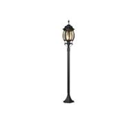 Potelet Extérieur LED 1xE27, max 60W, IP44, noir Mat - Trio - Elvo