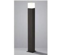 TRIO, Potelets, Hudson incl. 1 x LED,E14,4,0 Watt,3000K,320 Lm. Plastique, Blanc, Corps: Fonte d'aluminium, Anthracite L:8,5 cm, L:8,0 cm, H:80,0 cm IP44 420060142
