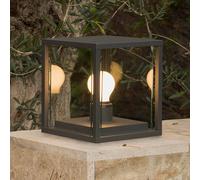 Potelet Nala En Forme De Dé En Gris Foncé Gris