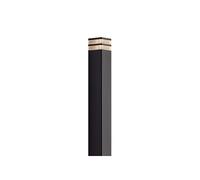 Potelet_SSL ELM Aluminium Noir, H.80 - IP44 - E27 / Extérieur