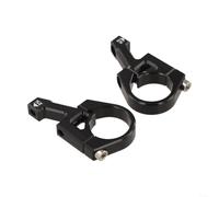 Potence à montage direct pour fourche à double couronne, collier de serrage | Potence de vélo en alliage d'aluminium pour DH pour VTT, finition anodisée, options de couleur noire ou argentée