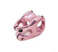 Potence Aluminium 6061-T6 Usinée CNC 35mm Potence Aluminium | Alliage 6061-T6, usinage CNC pour précis, conception squelette creux, poids 140g, idéal descente(Pink)