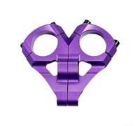 Potence Aluminium Léger pour Fourche Double pour couronne CNC | Construction creuse, réduction de poids, aluminium pour durable, idéal , maniabilité accrue(Purple)
