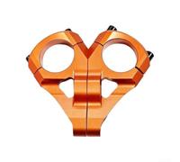 Potence Aluminium Léger pour Fourche Double pour couronne CNC | Construction creuse, réduction de poids, aluminium pour durable, idéal , maniabilité accrue(Orange)