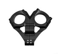 Potence Aluminium Léger pour Fourche Double pour couronne CNC | Construction creuse, réduction de poids, aluminium pour durable, idéal , maniabilité accrue(Black)