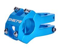 Potence courte de vélo de 25 mm de long en alliage d'aluminium, longueur de 35 mm pour une meilleure expérience de conduite sur les vélos de route (bleu)