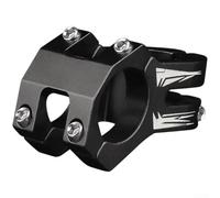 Potence Courte Vélo Route pour vtt Angle Négatif pour précis | Structure creuse ultra-légère, maintien pour rigidité optimale, réduit fatigue bras, parfait longues distances(Black)
