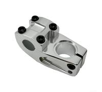 Potence Cyclisme 22.2mm pour Route Piste Stable | Extension 50mm précise, diamètre 22.2mm, compatibilité fixie et route, ajustement position optimal(Silver)