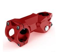 Potence d'absorption des chocs pour vélos avec fourche avant de 28 à 6 mm et guidon de 31 à 8 mm, conçue pour les surfaces inégales (rouge)