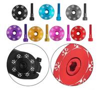 Potence de casque de vélo de route et VTT avec corps en alliage d'aluminium et boulons en acier inoxydable résistants pour une stabilité durable sur les fourches de 28,6 mm (argent)