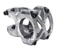 Potence de guidon de vélo de montagne 31 8 mm avec angle de 0 degré conçu pour une réponse de direction de précision (gris)