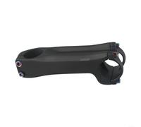 Potence de guidon de vélo de route en fibre de carbone légère T800 T1000 Construction Fit 31,8 mm ergonomique Angle 17 degrés Noir Plusieurs longueurs Vis colorées Amélioration de la stabilité pour le