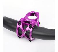 Potence de guidon de VTT 31 à 8 mm avec angle de 0 degrés conçu pour une réponse de direction de précision (violet)