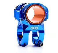 Potence de guidon de VTT avec joint intégré en alliage d'aluminium CNC 35 mm/50 mm pour la plupart des vélos, vélos de route, VTT, BMX, à engrenages fixes, cyclisme (35 mm, bleu)