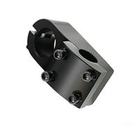 Potence de guidon en alliage 45 mm de portée, tube de direction 22,2 x 28,6 mm, collier de serrage 4 boulons pour VTT DH FR Noir