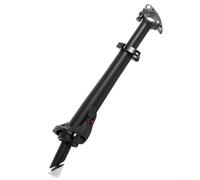 Potence de guidon pliable avant réglable de 28 à 6 mm pour vélos électriques, construction en alliage d'aluminium pour une conduite lisse et confortable (A Noir)
