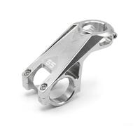 Potence de vélo 60 mm 65° usinée CNC pour tube de direction sans filetage (gris, 31,8 mm)