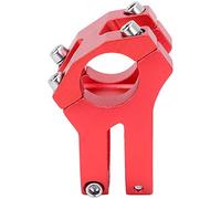 Potence de vélo courte, potence creuse en alliage d'aluminium, durable, légère, facile à installer, pour vélos de route, VTT, BMX, 25,4 mm, 35 mm (Rouge)