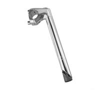 Potence de vélo en alliage d'aluminium 40 x 220 mm en forme de col de cygne pour fourche de 22,2 mm 22,2/25,4 mm guidon argenté (40 x 25,4 x 22,2 x 220)