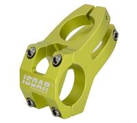 Potence de vélo en alliage d'aluminium 6061 avec quatre boulons pour guidon de 31,8 mm et tubes de direction de 28,6 mm usinés CNC (vert)