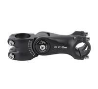Potence de vélo en alliage d'aluminium, rallonge de guidon réglable à 60 degrés de 100 mm pour vélos de montagne et de route, diamètre de serrage de 25,4 mm, tige de mise à niveau