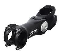 Potence de vélo en aluminium ZOOM - Noir mat / argentée - Inclinaison de 0 à 60 degrés - Diamètre 25.4 mm